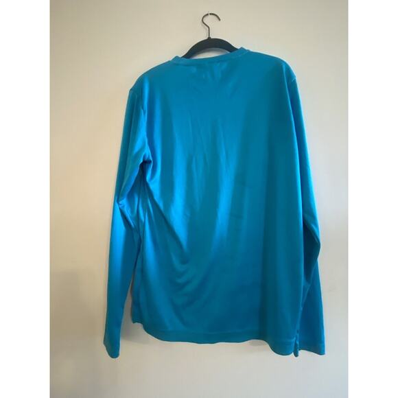 KOLOA surf company Womens Long-Sleeve Rash Guard Swim Shirt Logo Teal Green Sz S - Picture 4 of 5